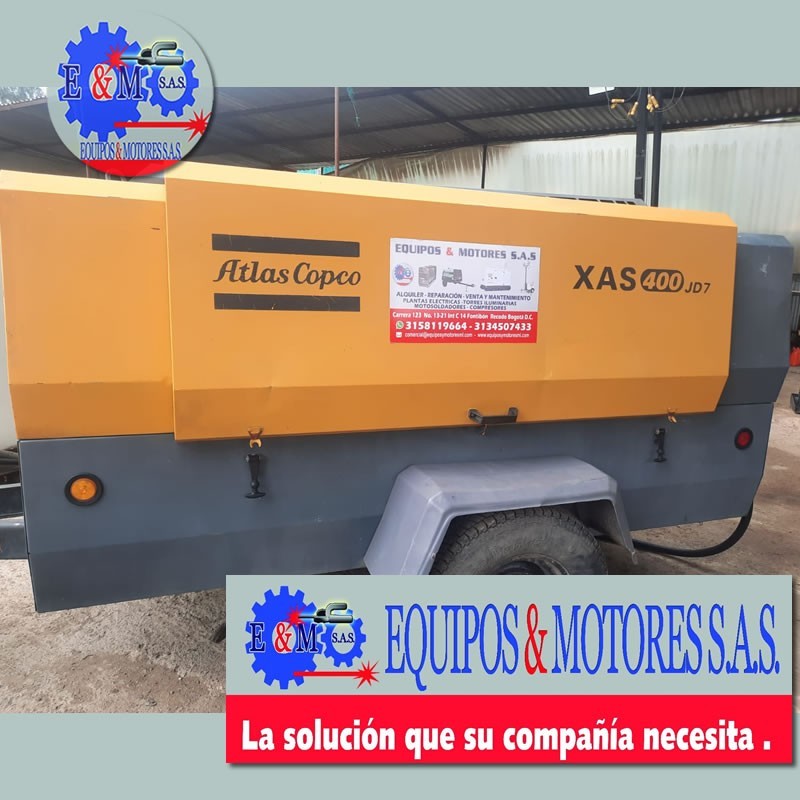 Alquiler compresor para demoliciones XAS