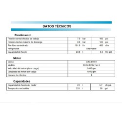 Alquiler compresor para demoler, XAS 400